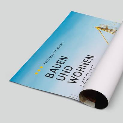 Großformatige Plakate und Posterwerbung